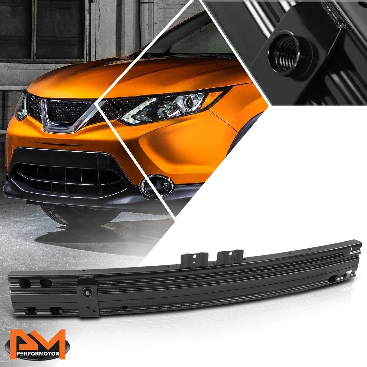 Front Bumper Reinforcement Impact Bar for Nissan Rogue Sport (2017–2019)