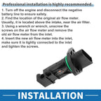 MAF Mass Air Flow Sensor for Mercedes Benz W140 W202 W210 W220 (1992-2002)