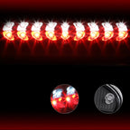 Aluminum 6-Speed Manual Shift Knob for Universal Vehicles (Red)