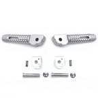 Silver Rear Passenger Foot Pegs for BMW S1000RR (2010–2018)