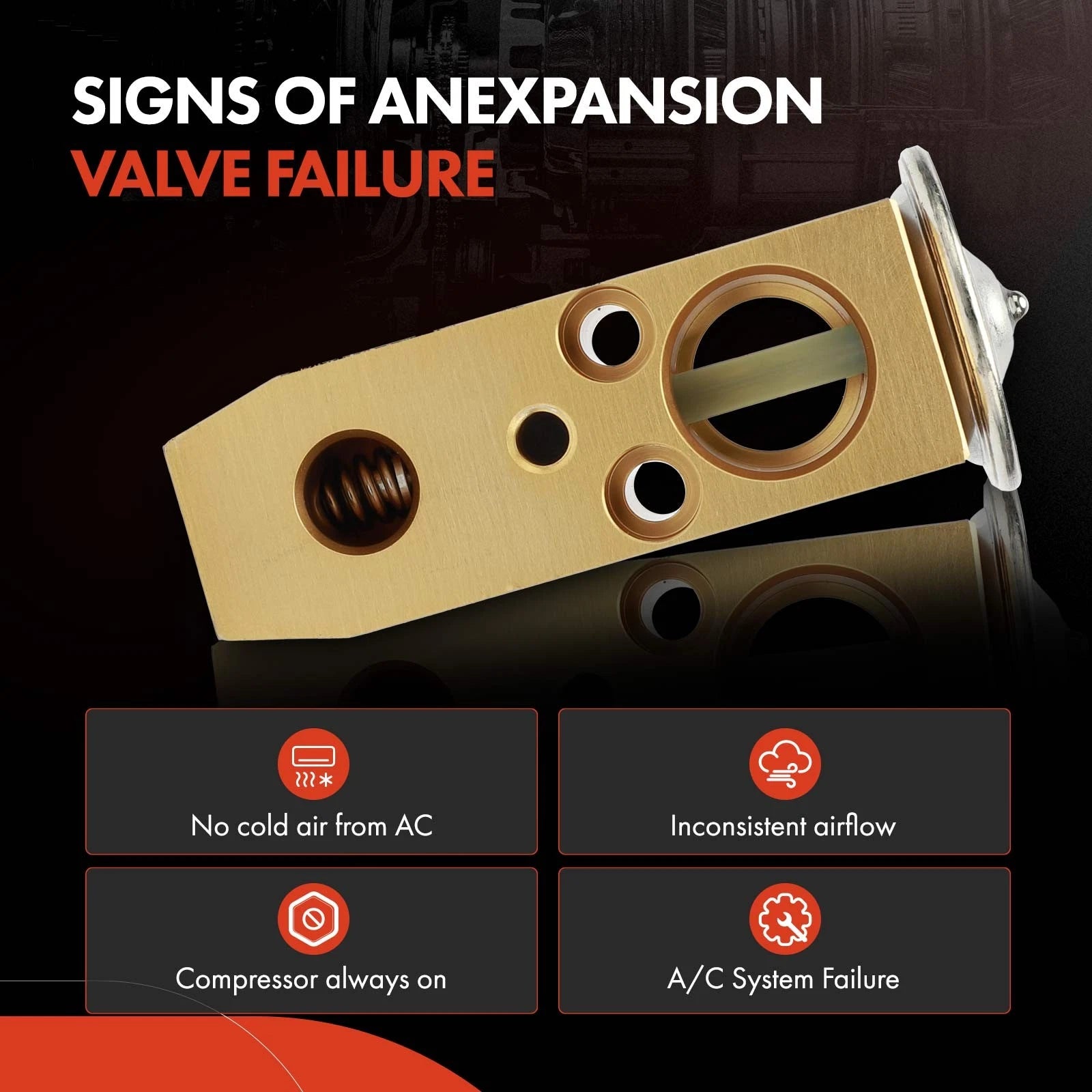 A/C Expansion Valve for Subaru Impreza, Forester (1998-2001)
