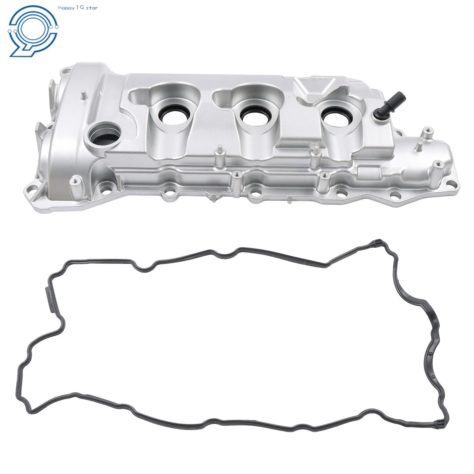 Aluminum Left Valve Cover for Chevy Malibu Equinox Enclave G6 G8 (2008–2017)