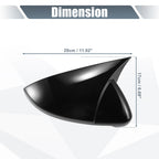 Pair Rearview Mirror Cover Overlay Gloss Black for Volkswagen Golf MK7 (2013–2020)