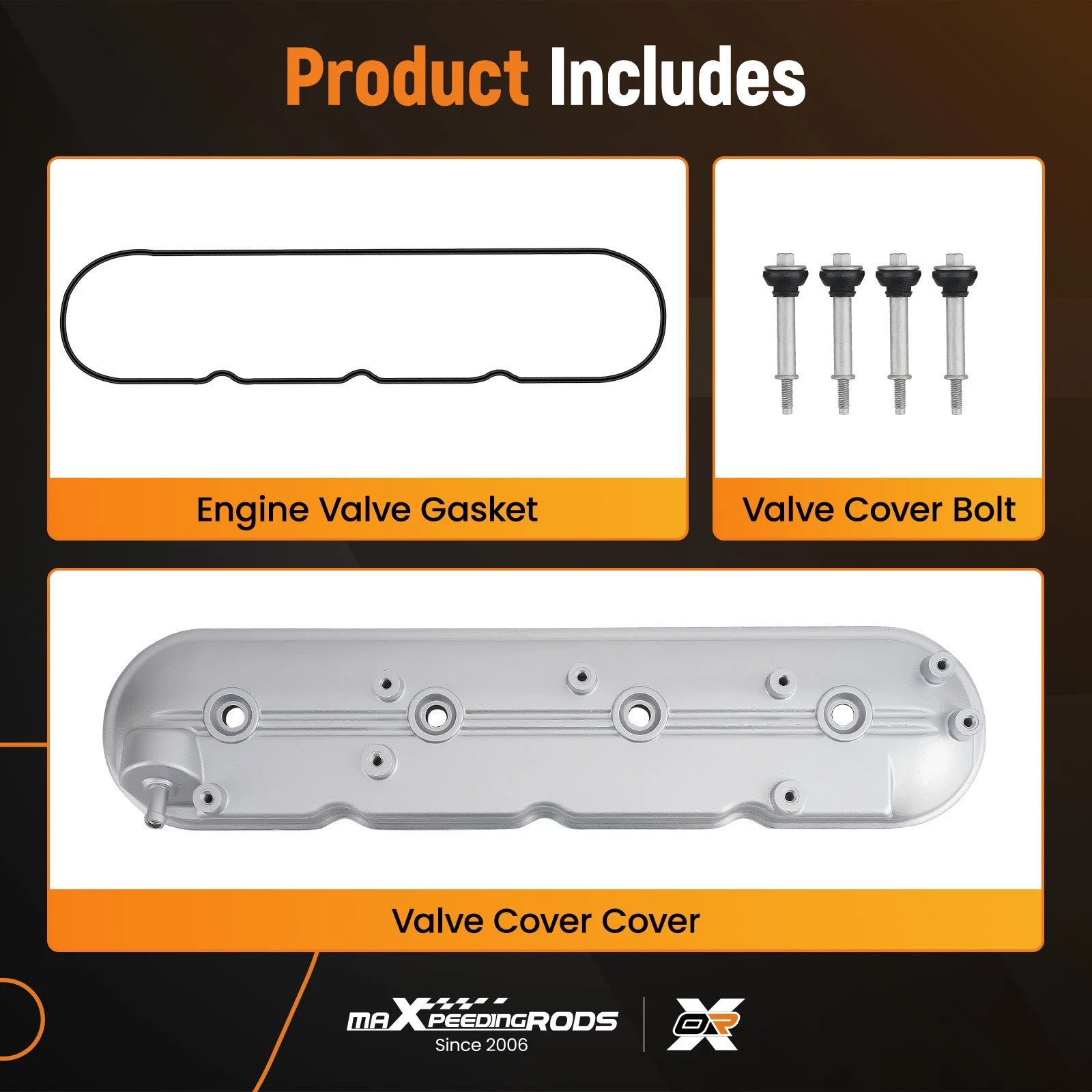 Left Driver Side Valve Cover for Chevy Avalanche 1500 (2002-2013)