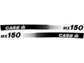 Replacement Curved Decal Set for Case IH MX150 (2000–2004)