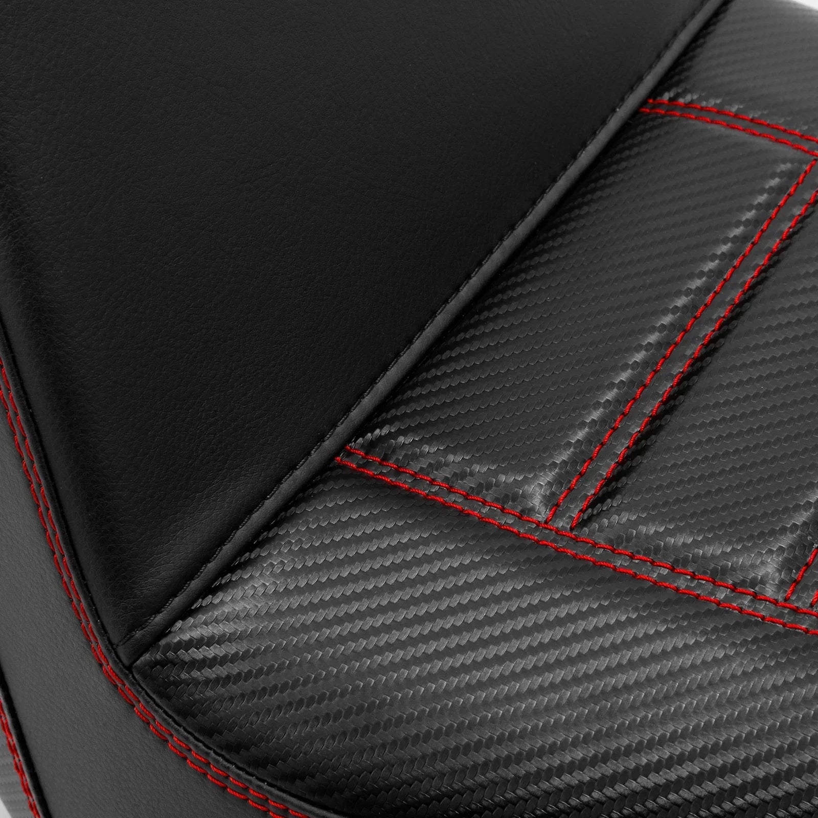 Seat Pillion 18-25 Black Red for Harley Softail Standard (2018 - 2025)