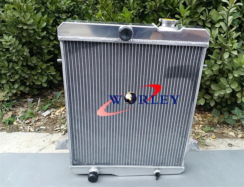 56mm Aluminum Radiator + Fan for Triumph TR4A (1965-1967)