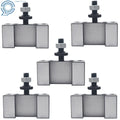 5 Pack AXA #1 250-101 Lathe Turning & Facing Holder Quick Change Tool Post