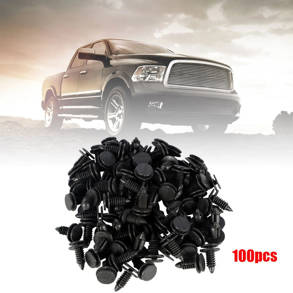 100 Pcs Door Panel Clip Fasteners for Chrysler Dodge Ram Pickup