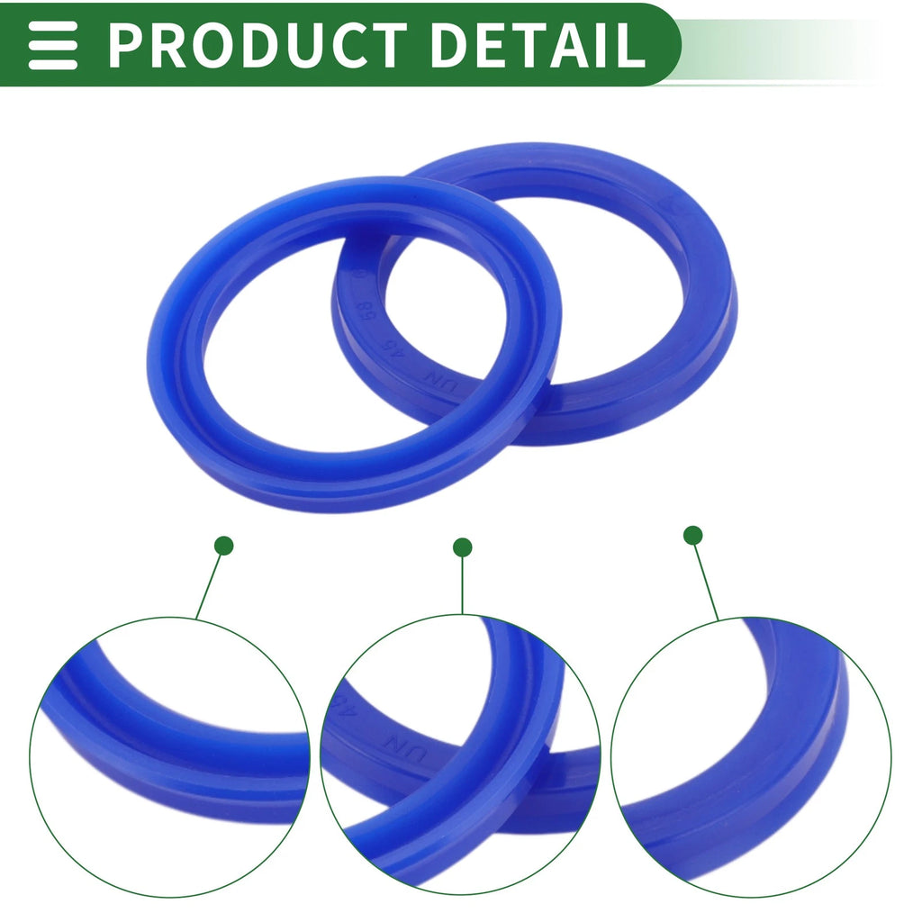 Set of 5 Oil Seal Rotary Shaft Seal 45x58x6mm High Pressure for Automotive