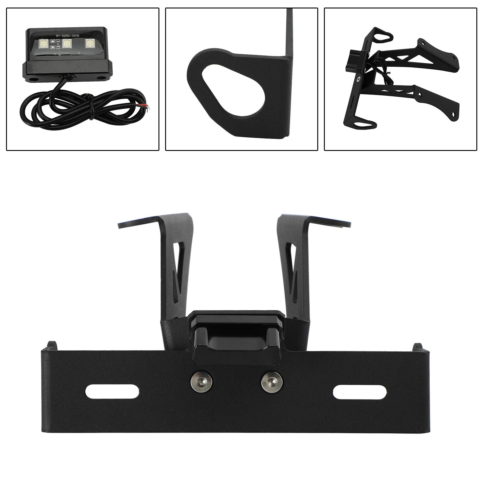 License Plate Holder Bracket for Yamaha R3 R25 (2019–2021) Black