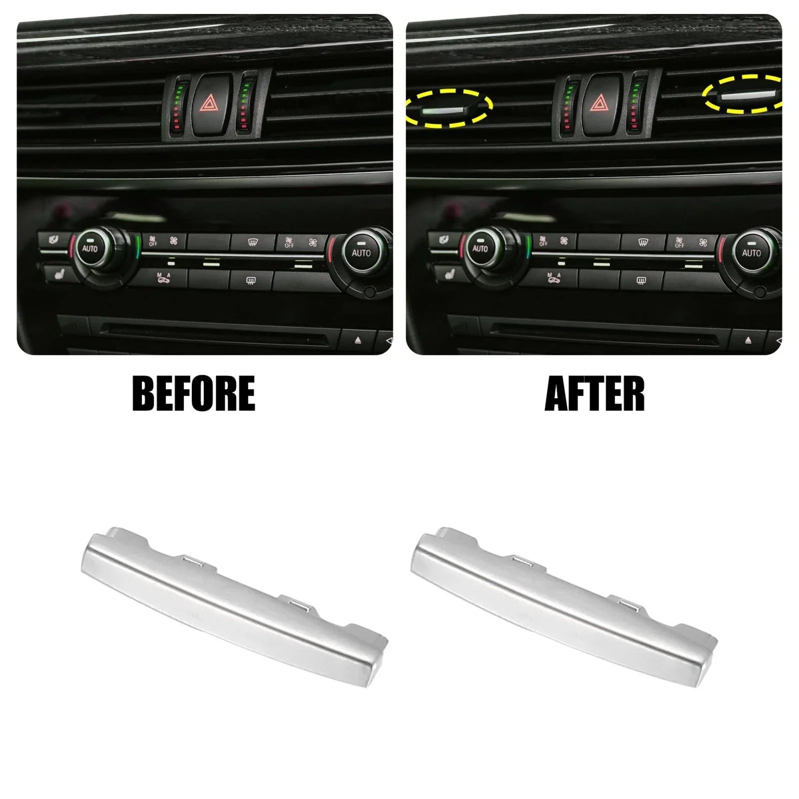 Air Vent Clip Tab Trim for BMW X5 X6