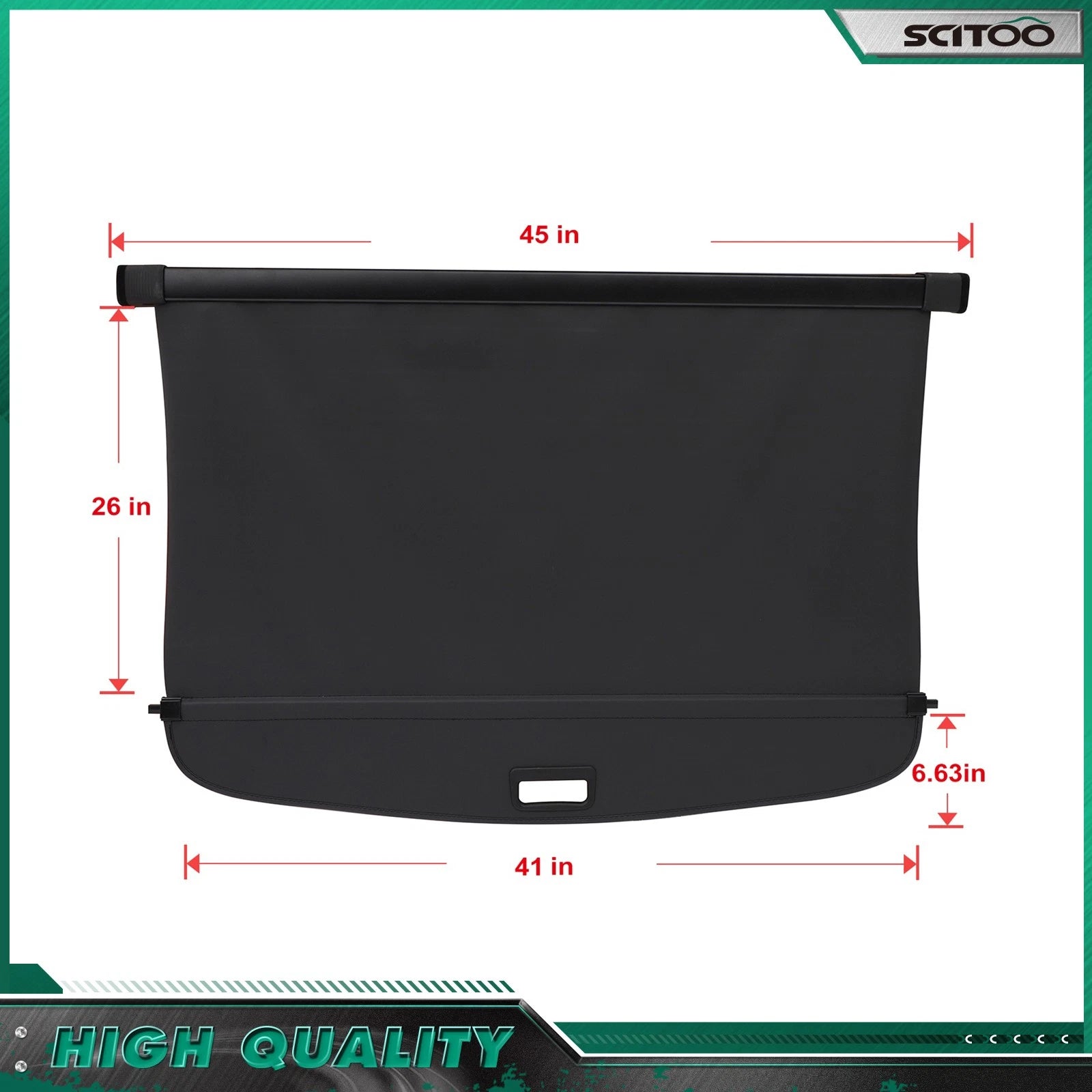 Trunk Shade Cargo Cover for Toyota Prius (2016–2022)