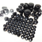 Black Bolt Toppers Caps for Harley Davidson Softail Twin Cam (2000–2006)