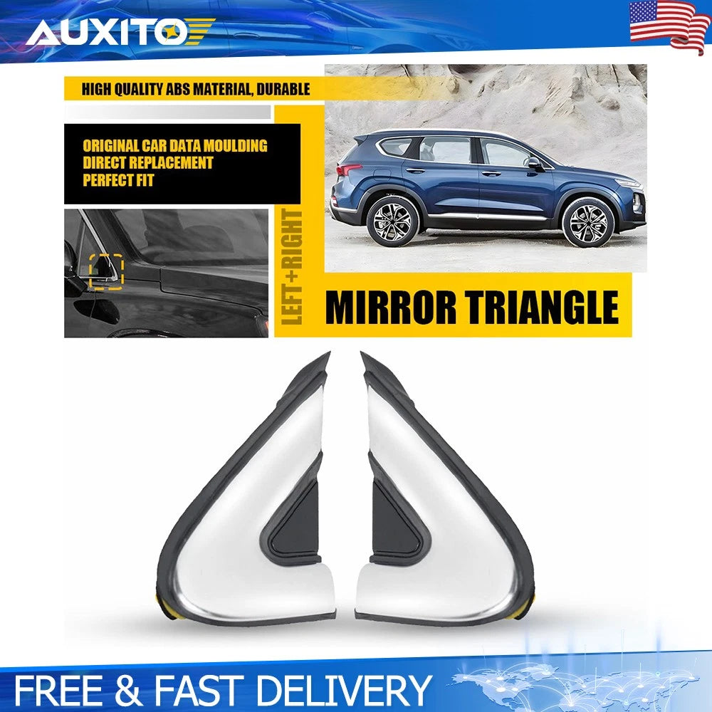 2X Mirror Corner Fender Molding for Hyundai Santa Fe (2019–2023) 86190 86210