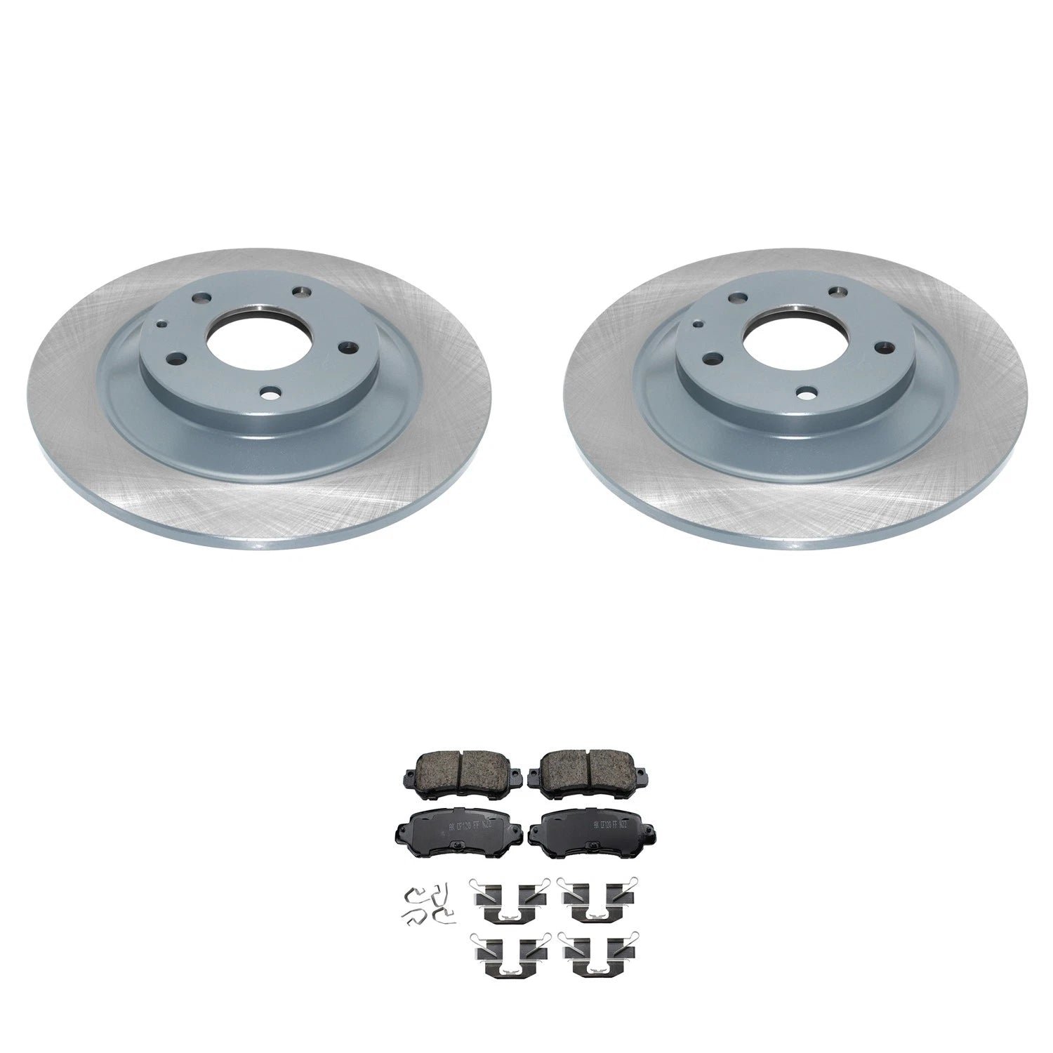 DuraGo Rear Rotors & Akebono ProACT Ceramic Brake Pads Kit for Mazda CX-5 (2013–2021)