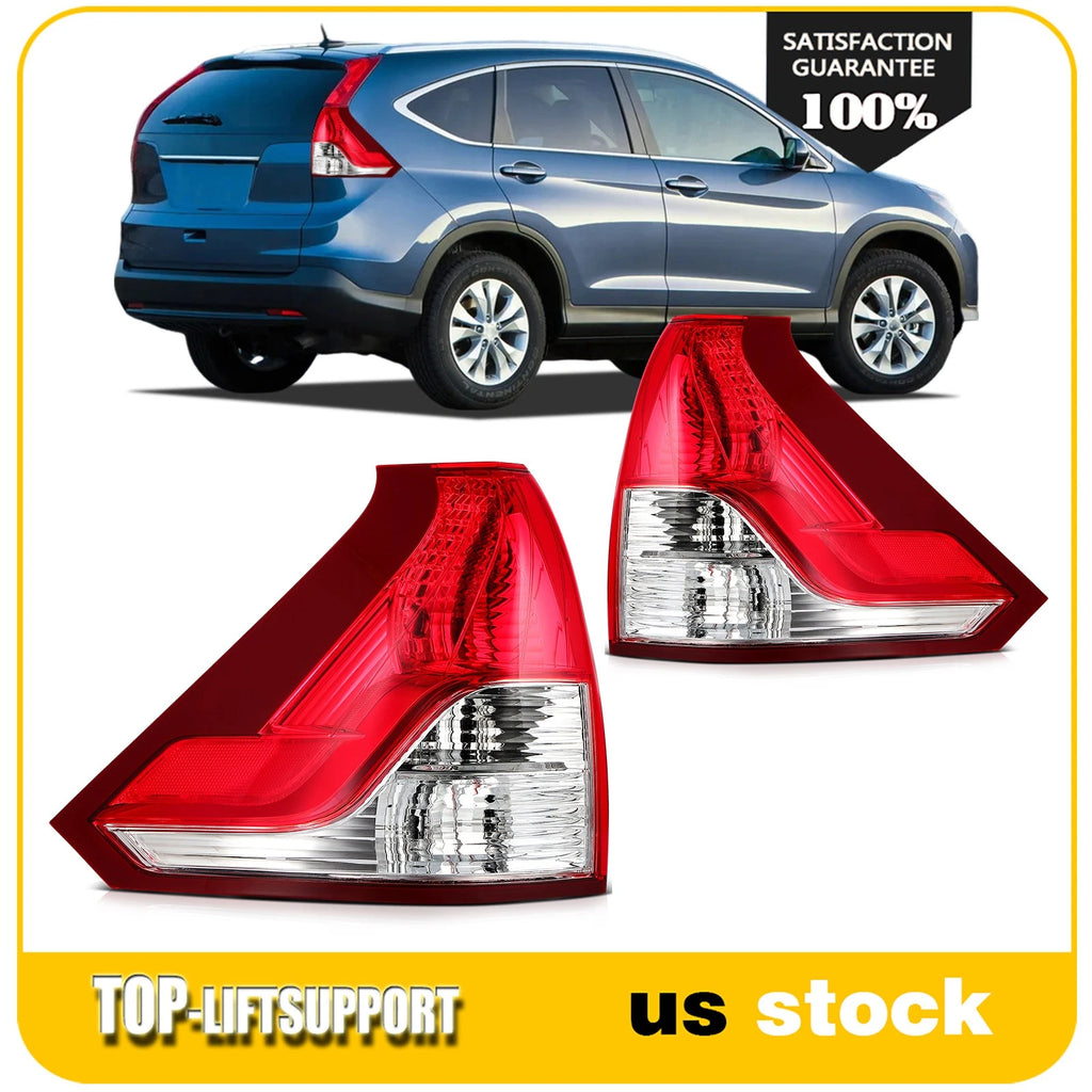 Tail Light Assembly Pair for Honda CR-V (2012–2014) Red Housing