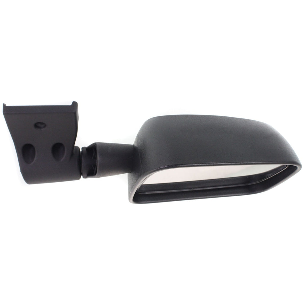 Left Manual Folding Mirror for 2003-2006 Jeep Wrangler (TJ) Textured Black