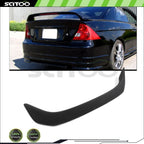 Trunk Spoiler Wing for Honda Civic 2D Coupe (2001–2005) ABS Plastic