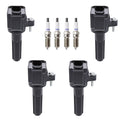 Set of 4 Ignition Coils & Platinum Spark Plugs for Colorado Canyon (2015–2022)