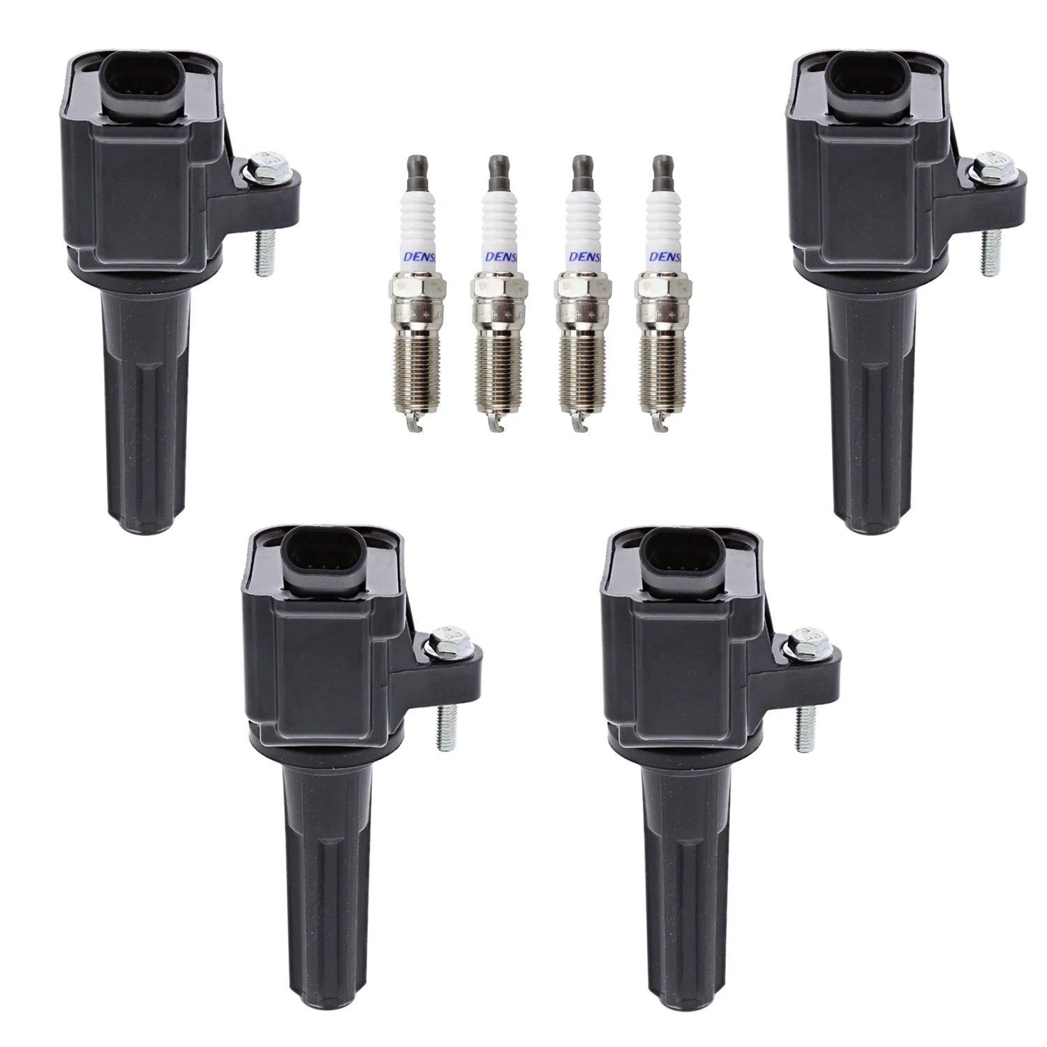Set of 4 Ignition Coils & Platinum Spark Plugs for Colorado Canyon (2015–2022)