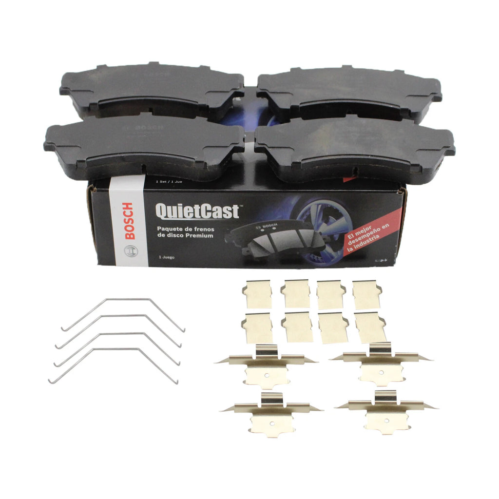 Set of 4 Bosch QuietCast Front Ceramic Brake Pads for Ford Fusion MKZ (2006–2012)
