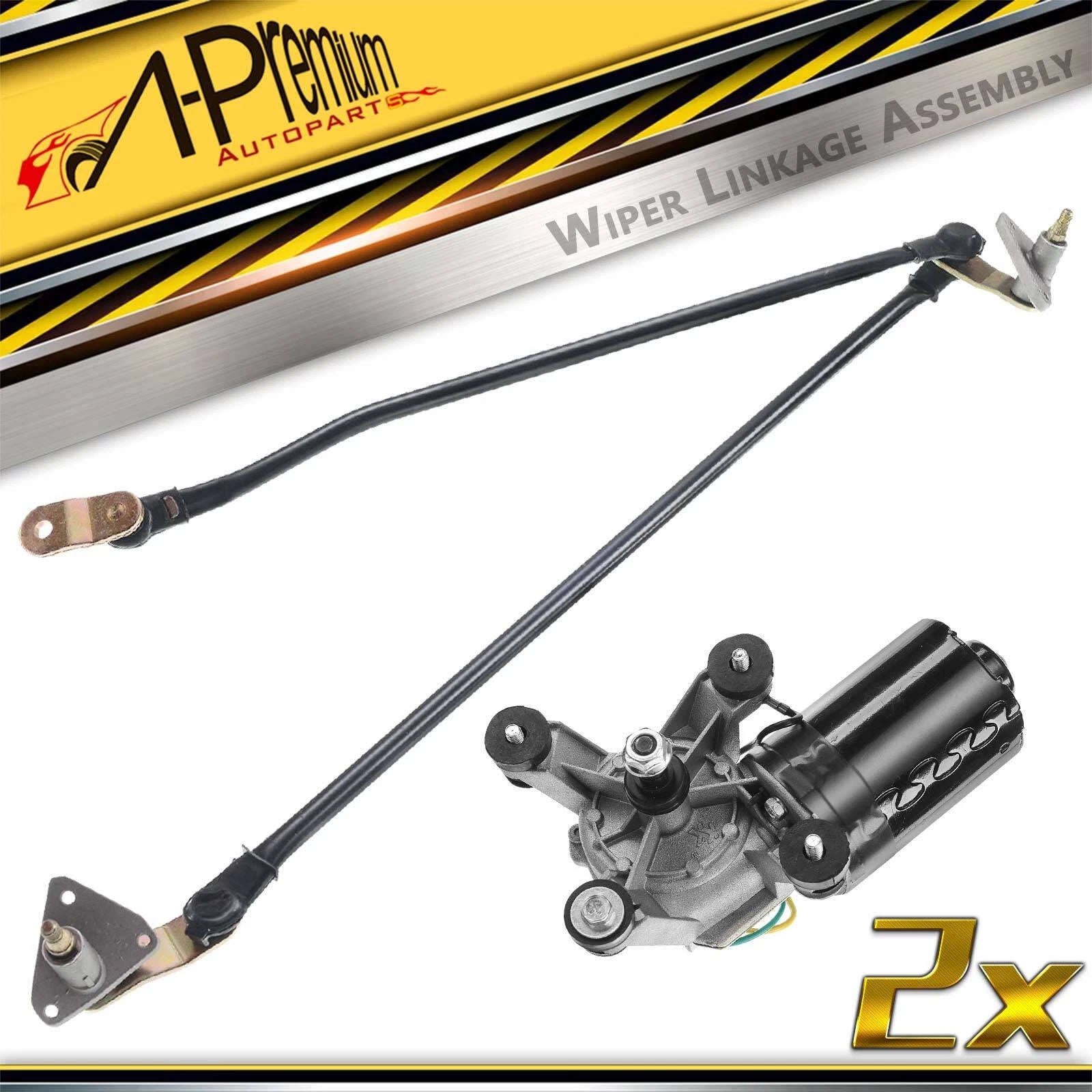 Windshield Wiper Linkage & Motor Front for Toyota 4Runner (1996-2002)