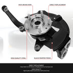Front Left Loaded Wheel Bearing Knuckle for Fusion MKZ Milan (2003–2012)