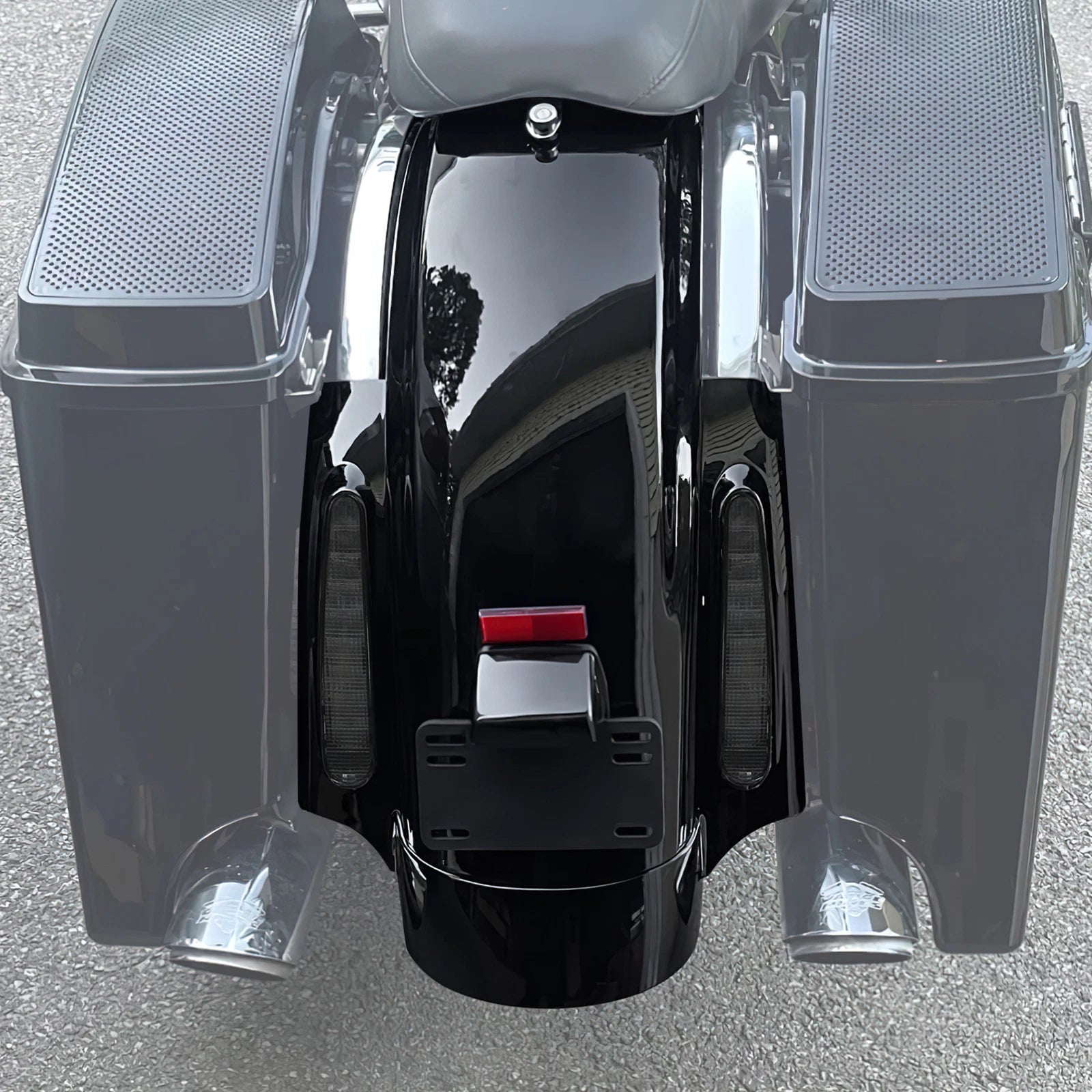 Rear Fender System for Harley CVO Touring Road King Electra Road Glide (2009–2013)