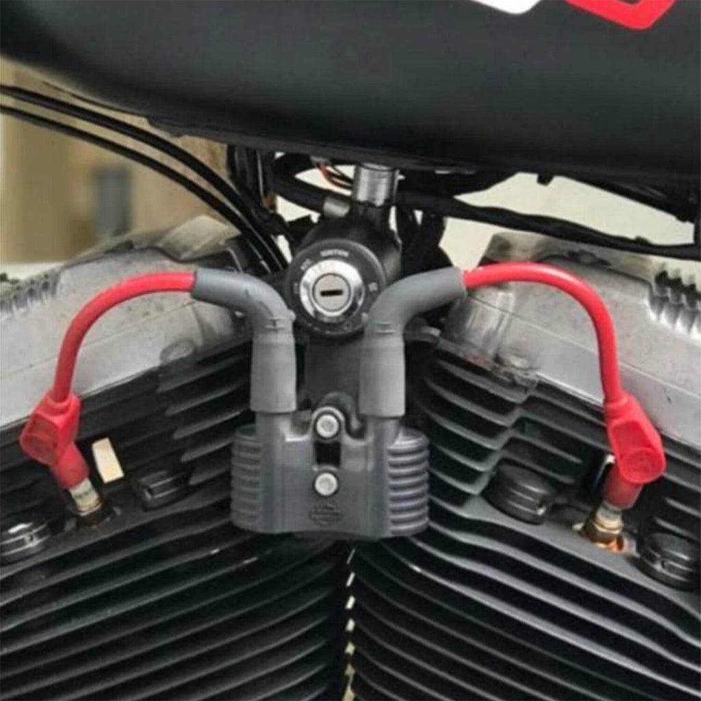 Coil Ignition Relocation Kit for Harley Davidson Sportster (2007–2022) Red Wires