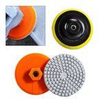2 Pack Diamond Polishing Pads for Marble Granite Stone Surfaces M10