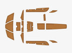 Custom EVA Faux Teak Marine Deck Floor Mat for Nautique 200 (2010–2018)