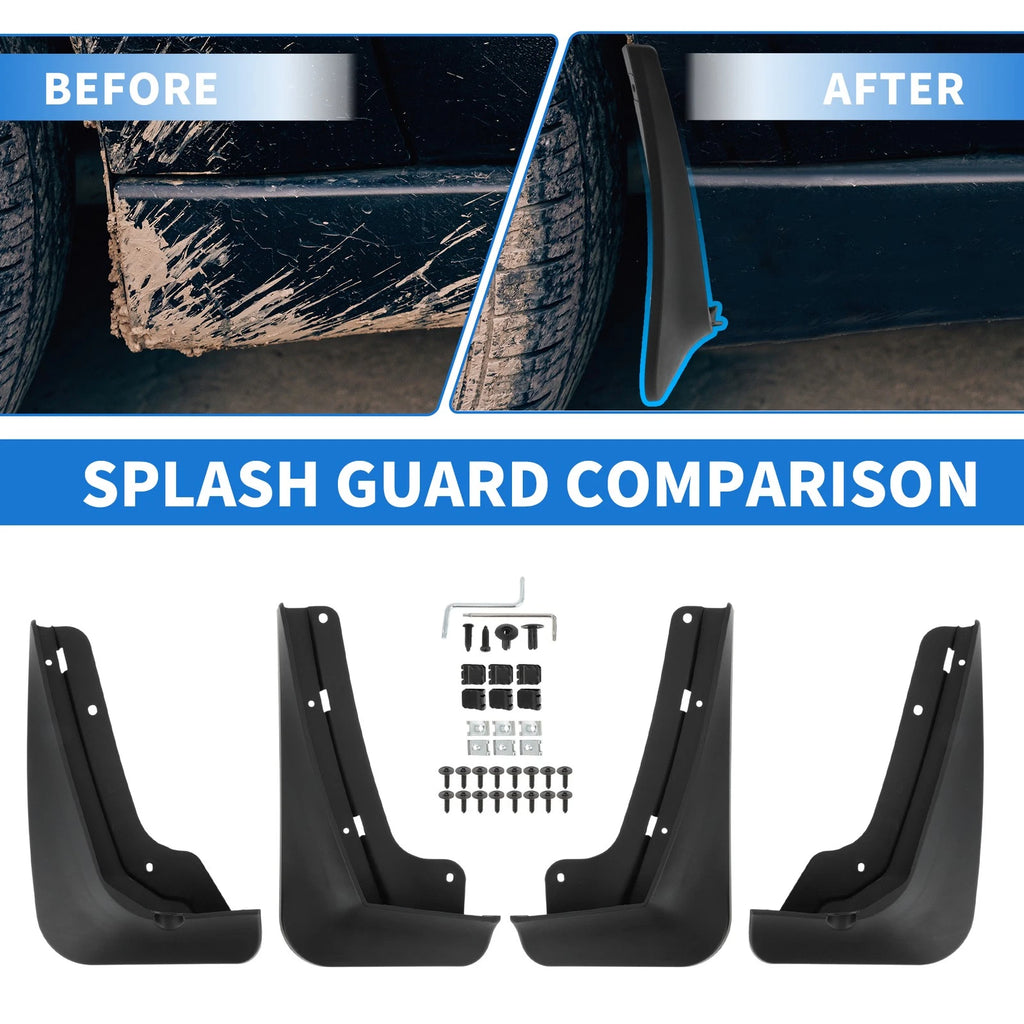 Mud Flaps for Chevrolet Equinox (2025–2026) Front & Rear Splash Guards