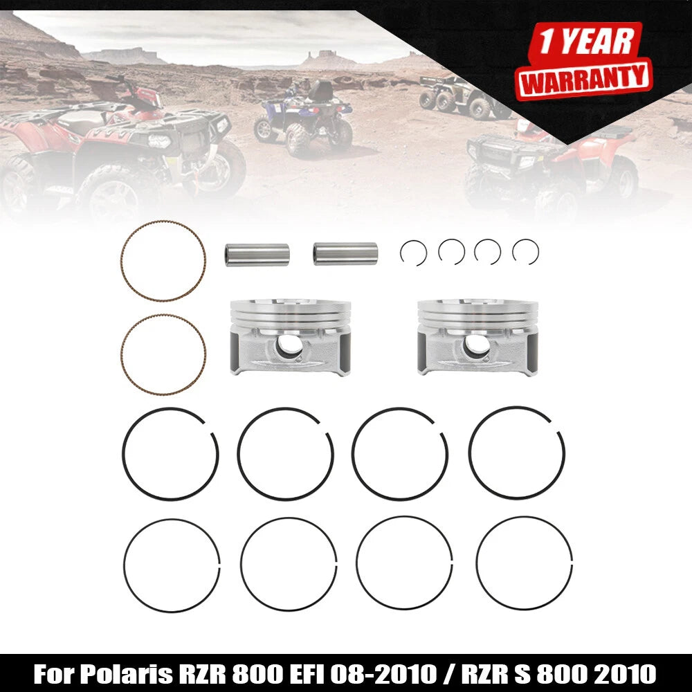 2 Aluminium Cylinder Piston Kit for Polaris 800 (2008-2010)
