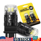 Set of 2 AUXITO 4157 3156 3157 LED Turn Signal Light Bulbs for