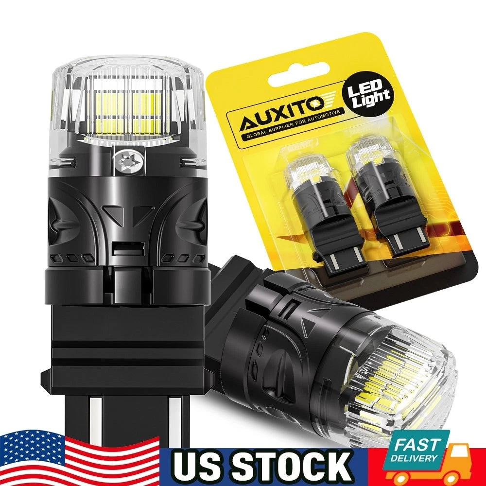 Set of 2 AUXITO 4157 3156 3157 LED Turn Signal Light Bulbs for