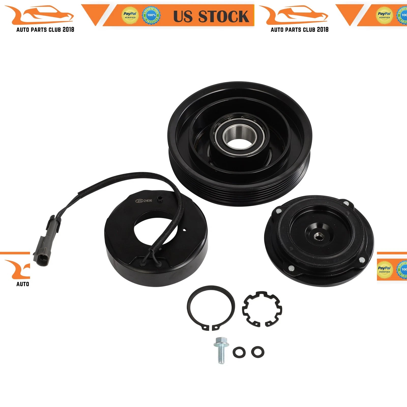 AC Compressor Clutch Kit for Chevrolet Colorado GMC Canyon (2004–2006)