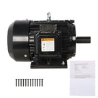 3 Phase Electric Motor 5HP 1800 RPM 184T Frame TEFC 230/460 Volt
