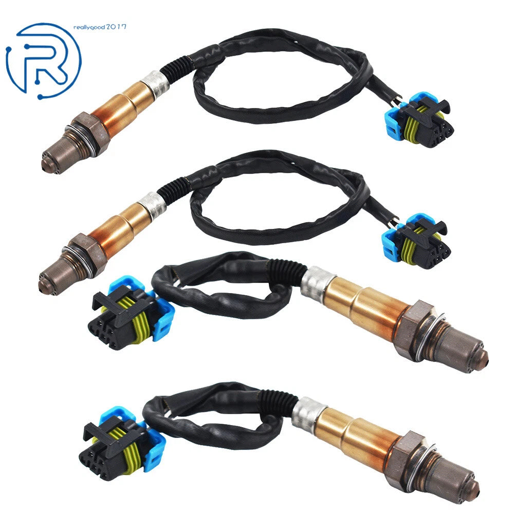 Set of 4 Oxygen Sensors for Buick Enclave, Chevrolet Traverse, GMC Acadia