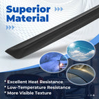 Matte Black Trunk Rear Spoiler Wing Lip for Chrysler 300 (2011–2023)
