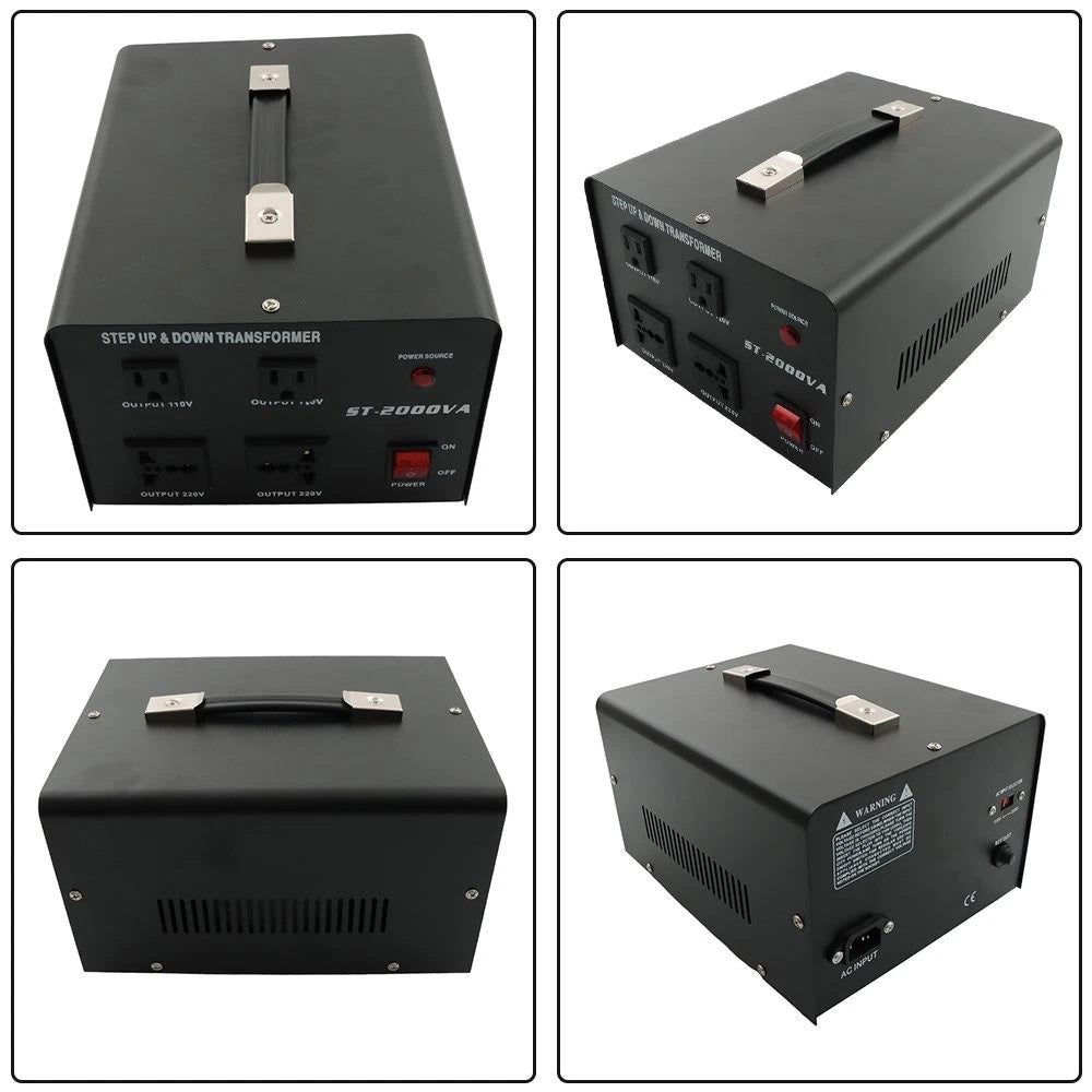 2000W Voltage Converter Transformer for Universal Use (220V-110V)