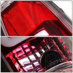 Set of 8 Chrome Headlight, Bumper, Corner, Red 3D LED Tail Light for C10 C/K Truck (1994–2002)