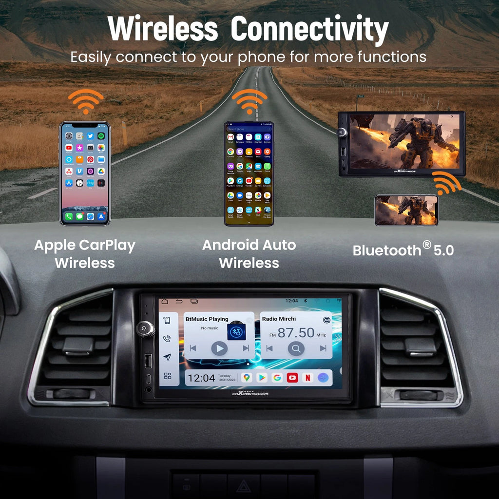 7" Android 13.0 Car Radio GPS Navigation for Universal Vehicles (2010–2023)