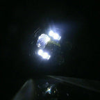 6'' Gloss Black LED Headlight for Harley Sportster Softail Chopper