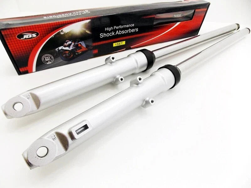Silver Front Fork Leg Set for Honda XR75 (K0-K3) 670mm Suspension Shocks
