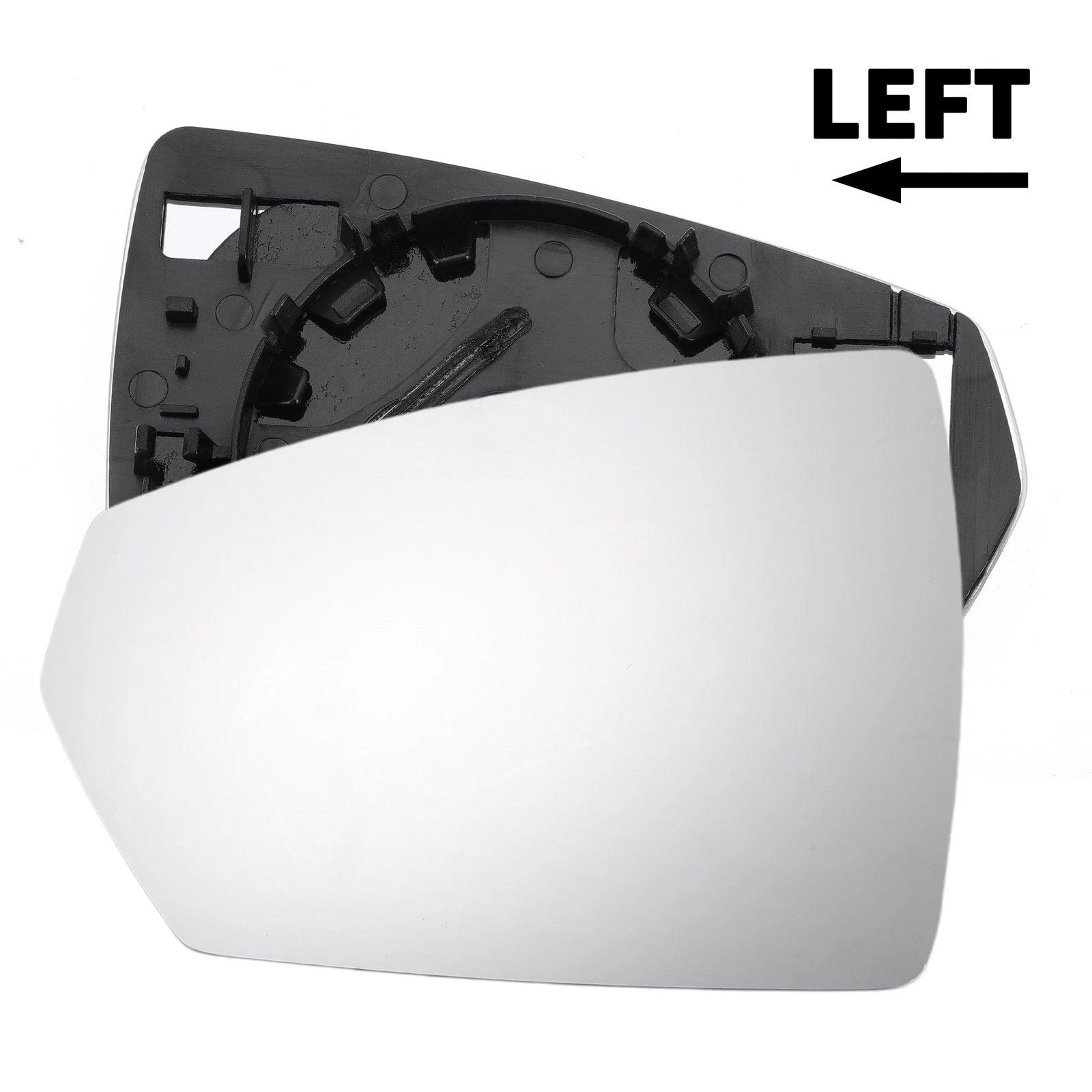 Left Side Mirror Glass Replacement for Volkswagen Polo (2017–2023)
