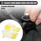15 Pair Tailgate Door Handle Lock Rod Clip for Toyota (No. 69293-12030)