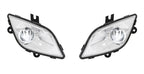Single LED Fog Light Lamps Chrome Replacement for Freightliner Cascadia (2018–2024)