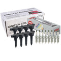 Set of 8 Ignition Coils & 8 NGK Laser Iridium Spark Plugs for Lexus Toyota