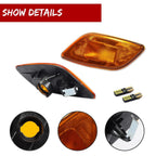 2X Amber Front Side Marker Lights with LED Bulbs for Subaru Impreza (2002–2003)